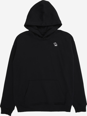 pilka Abercrombie & Fitch Megztinis be užsegimo 'ESSENTIALS FLEECE': priekis