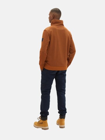 TOM TAILOR Sweatshirt in Braun