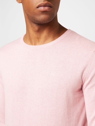 Coupe regular Pull-over TOM TAILOR en rose