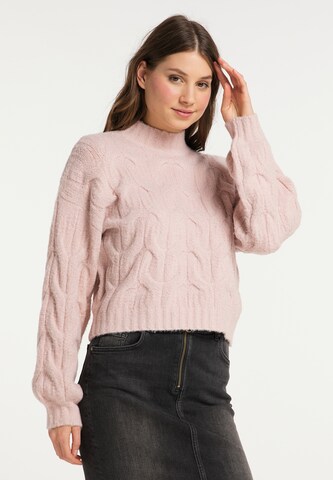 Pull-over MYMO en rose : devant