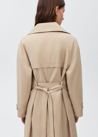 MANGO TEEN Between-Seasons Coat in Beige