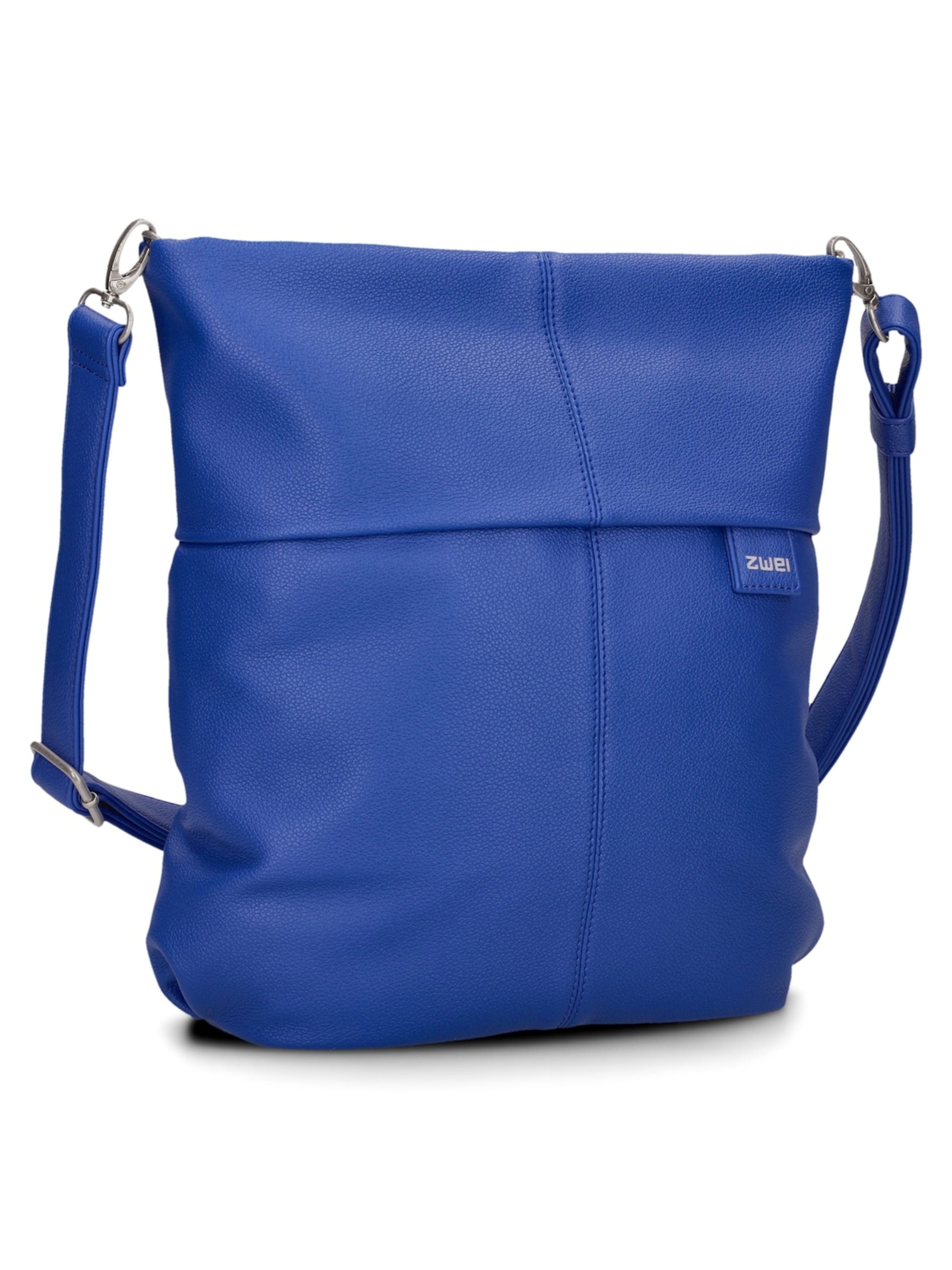 ZWEI - Bolso de hombro 'MADEMOISELLE.M M12' en azul: frente
