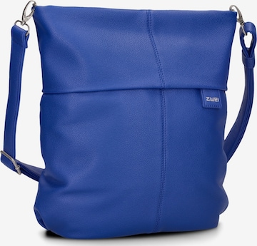 ZWEI - Bolso de mano 'MADEMOISELLE.M M12' en azul: frente