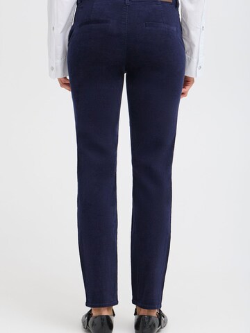 PULZ Jeans Regular Chino 'Sally' in Blauw