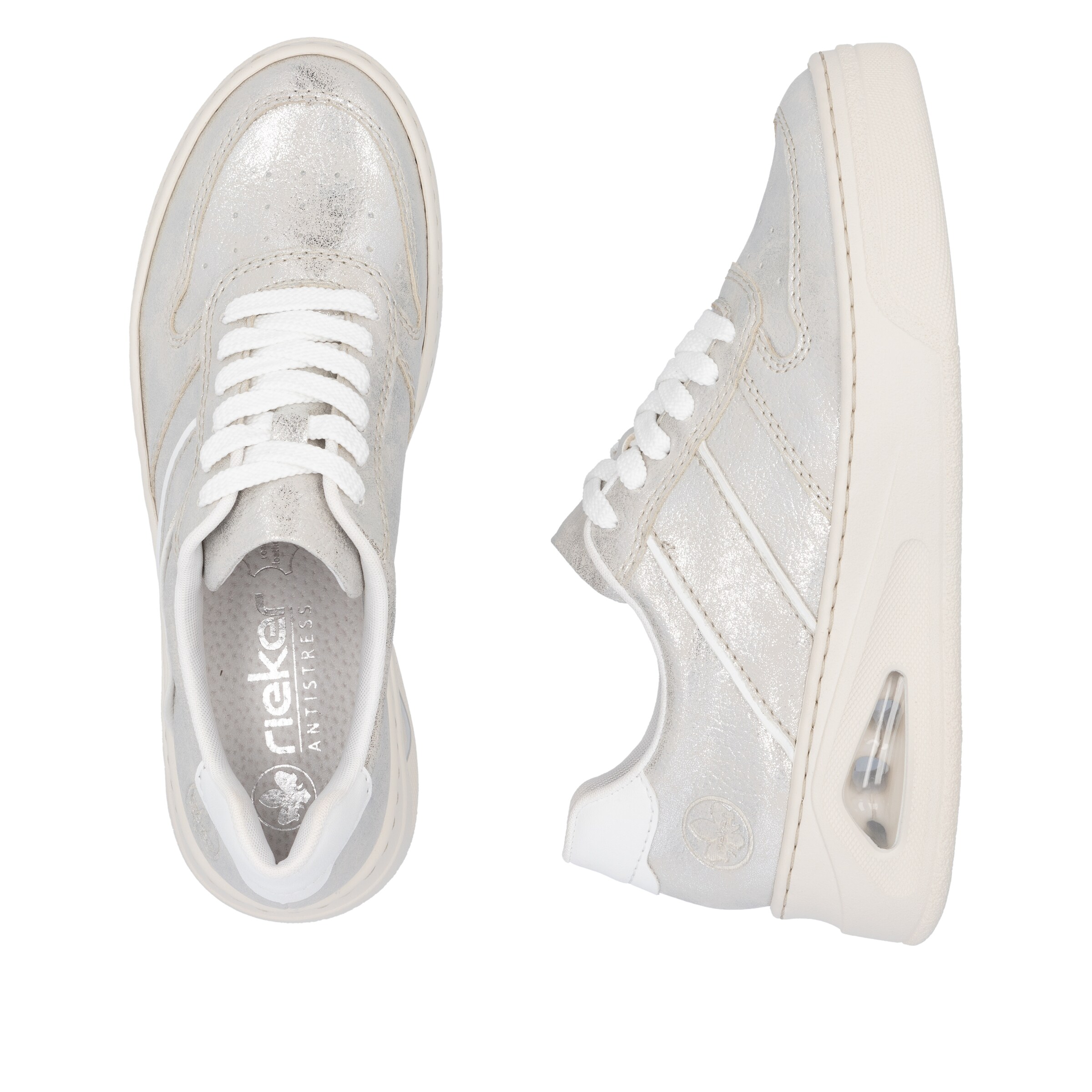 Rieker Sneakers in Silver