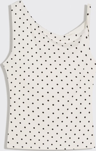 Bershka Top in Weiß: Vorderseite