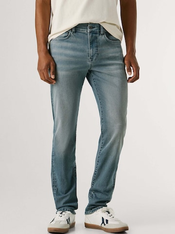 Pepe Jeans Slimfit Jeans in Grijs: voorkant