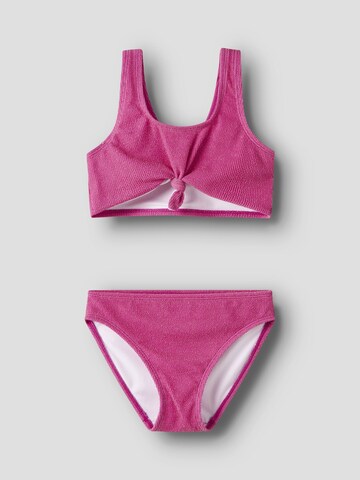 NAME IT - Bustier Bikini en rosa