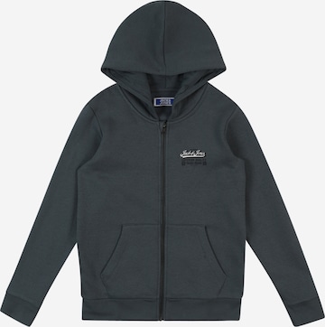 Jack & Jones Junior Sweatvest in Blauw: voorkant