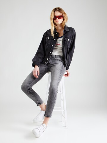 Tommy Jeans - Skinny Calças de ganga 'SCARLETT LOW RISE SKINNY' em cinzento