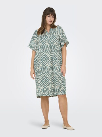 ONLY Carmakoma Blousejurk 'CARShilla' in Groen: voorkant