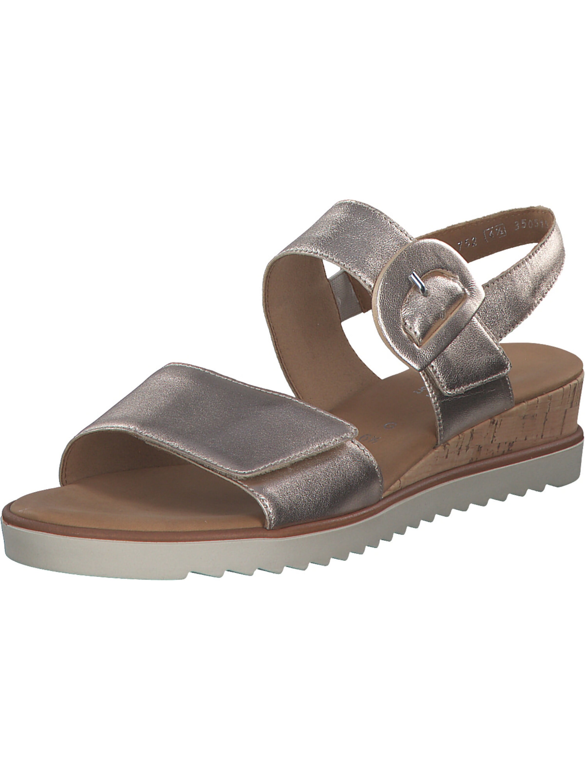 GABOR Sandaal in Goud: voorkant