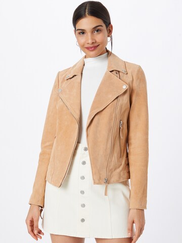 FREAKY NATION Between-Season Jacket 'Taxi Driver' in Beige: front