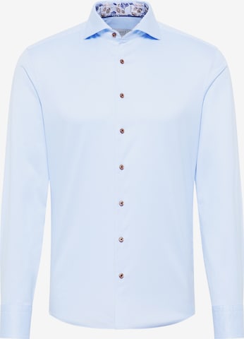 ETERNA Slim fit Zakelijk overhemd in Blauw: voorkant