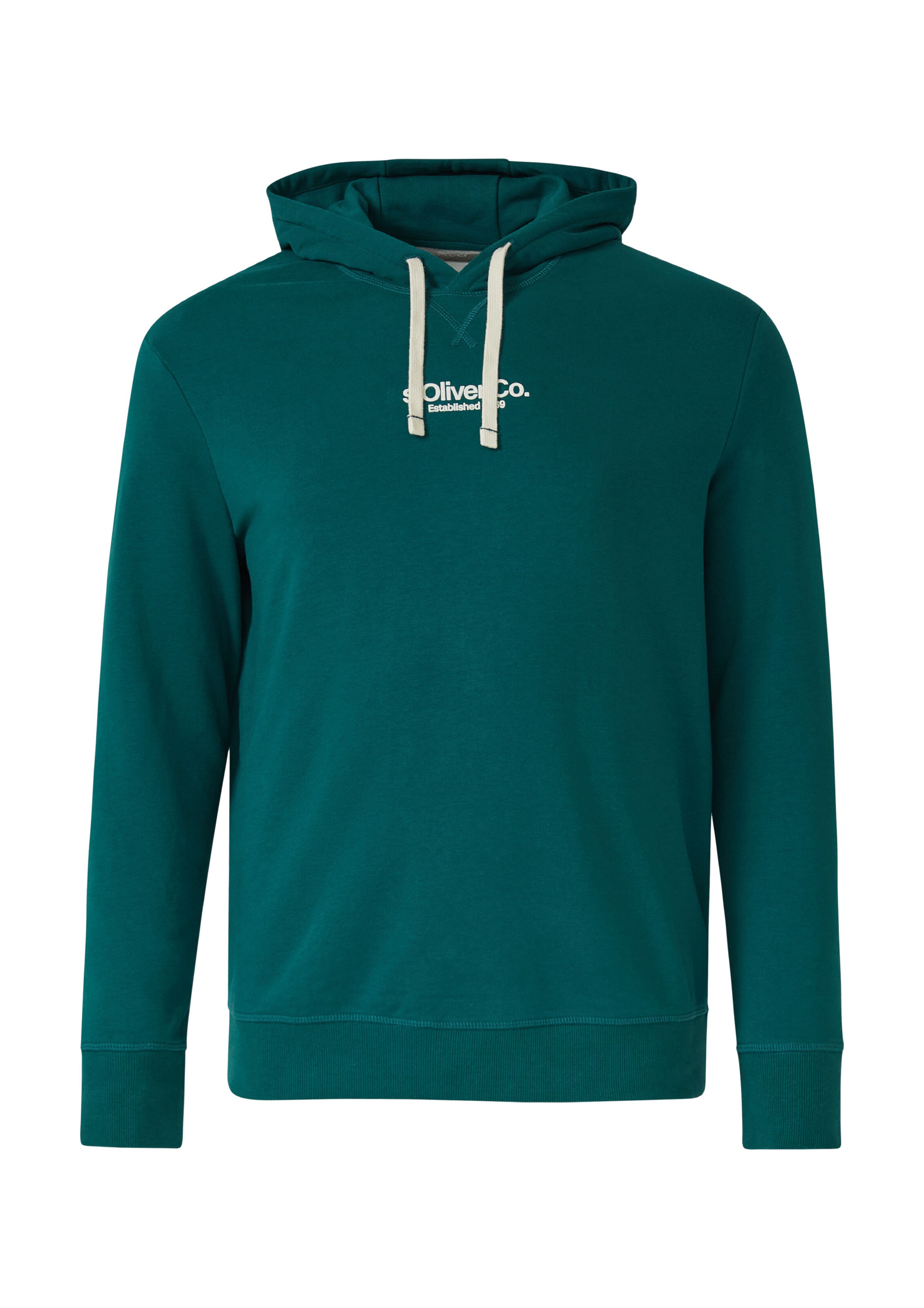 Sweat-shirt s.Oliver en vert : devant