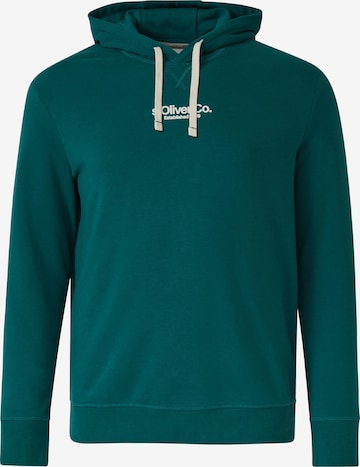 Sweat-shirt s.Oliver en vert : devant