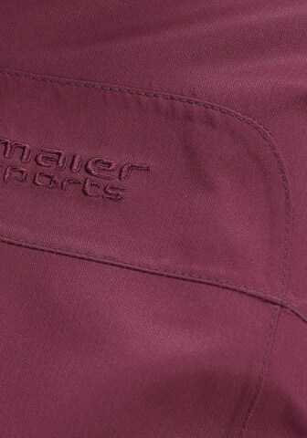 Maier Sports Sportjacke in Lila