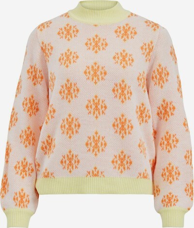 VILA Pull-over en beige / jaune pastel / orange, Vue avec produit