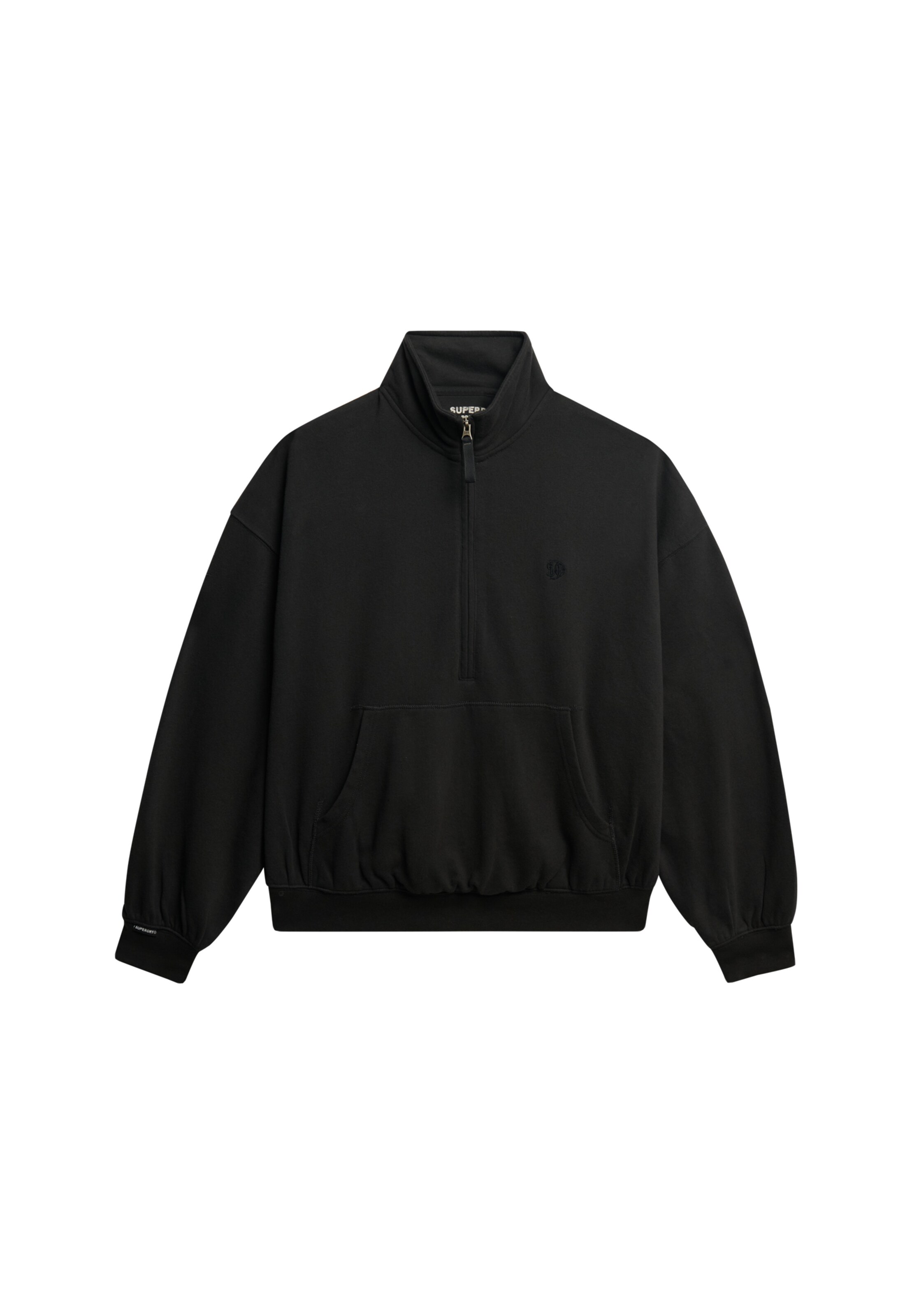 Superdry & Co Sweatshirt in Black: front