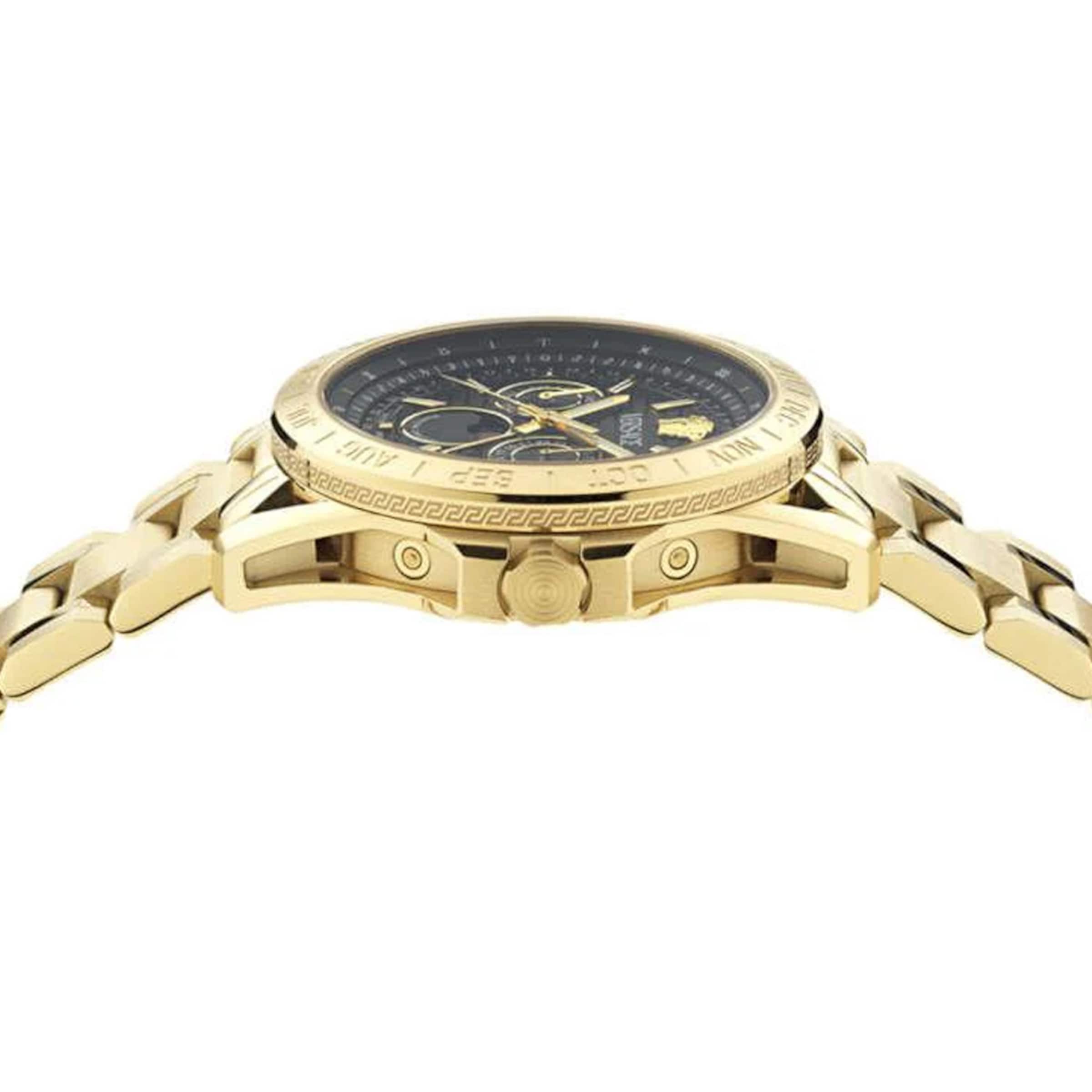 VERSACE Analog Watch 'GALAXY MOONPHASE' in Gold