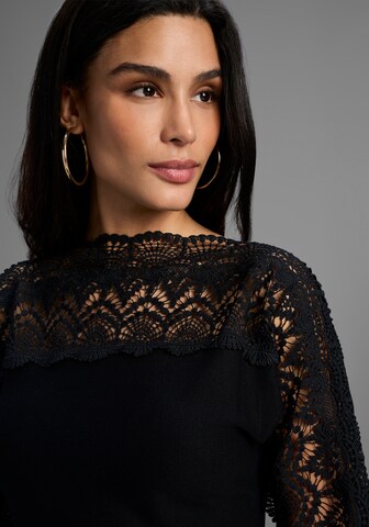 Bruno Banani LM Pullover in Schwarz