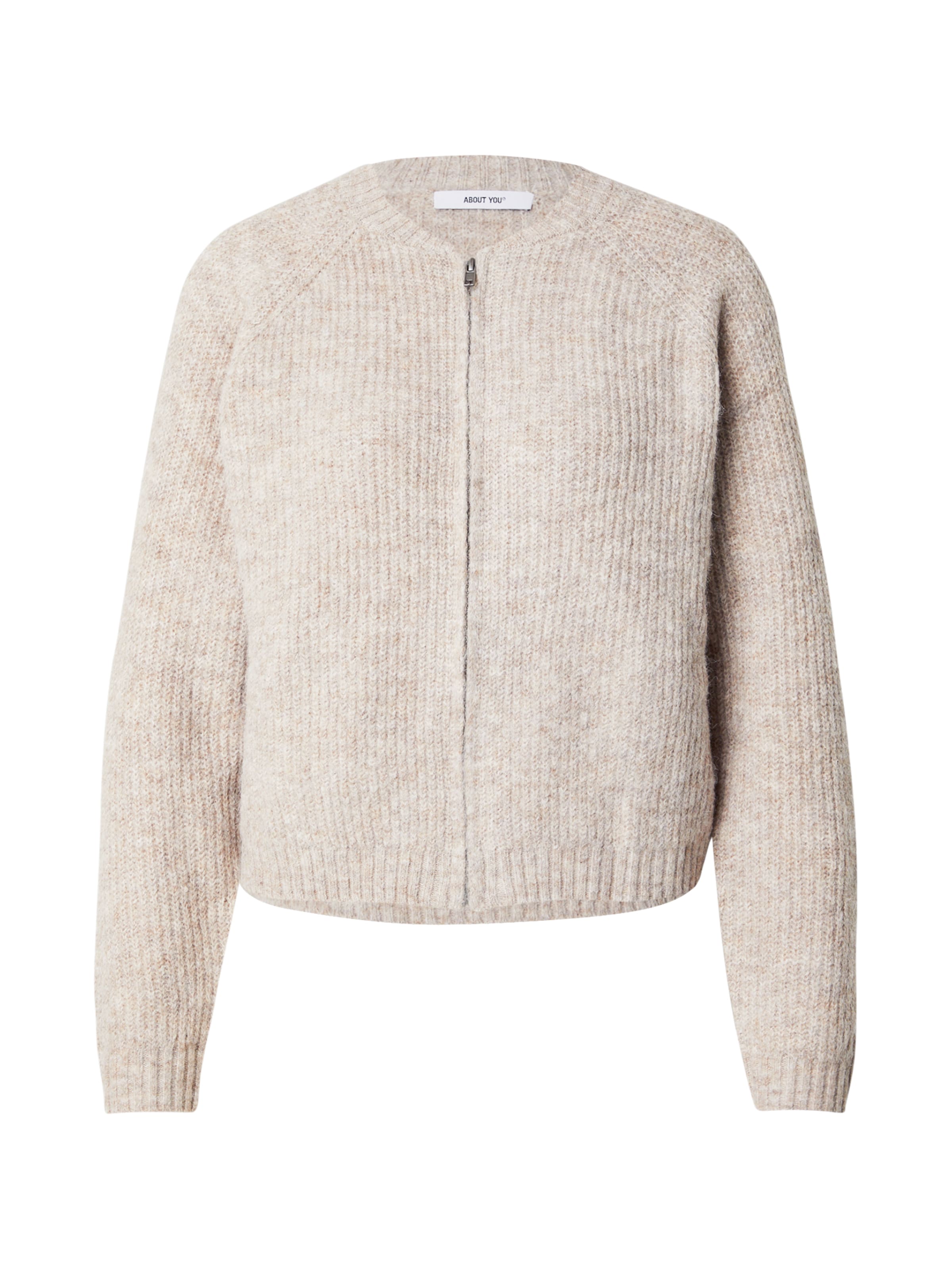 ABOUT YOU - Cárdigan 'Lacey' en marrón: frente