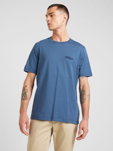 T-Shirt TOMMY HILFIGER en bleu : devant