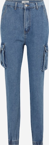 Dorothy Perkins Tall Tapered Cargo jeans in Blue: front