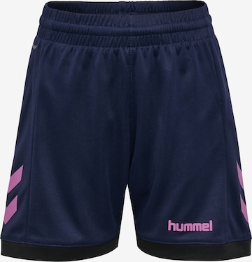 Hummel Sportshorts in Blau: Vorderseite