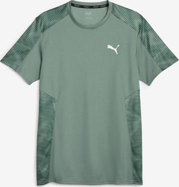 PUMA Funkční tričko – zelená: přední strana