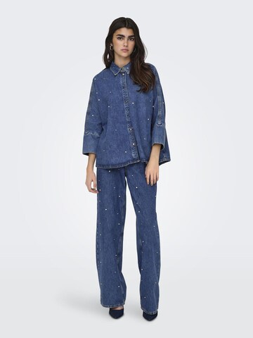 Chemisier 'OnlGrace' ONLY en bleu