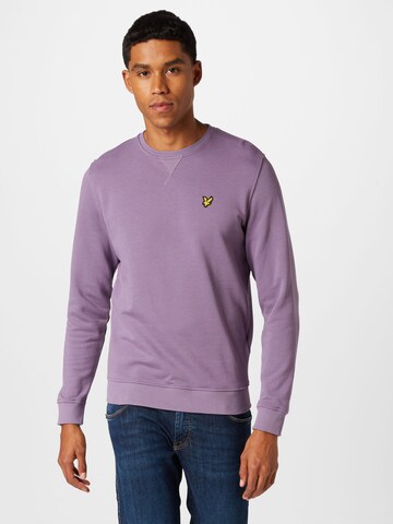 Sweat-shirt Lyle & Scott en violet : devant