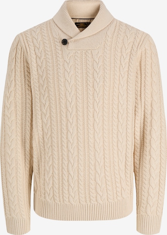 Pullover 'JPRBLUCALLUM' di Jack & Jones Premium in beige: frontale