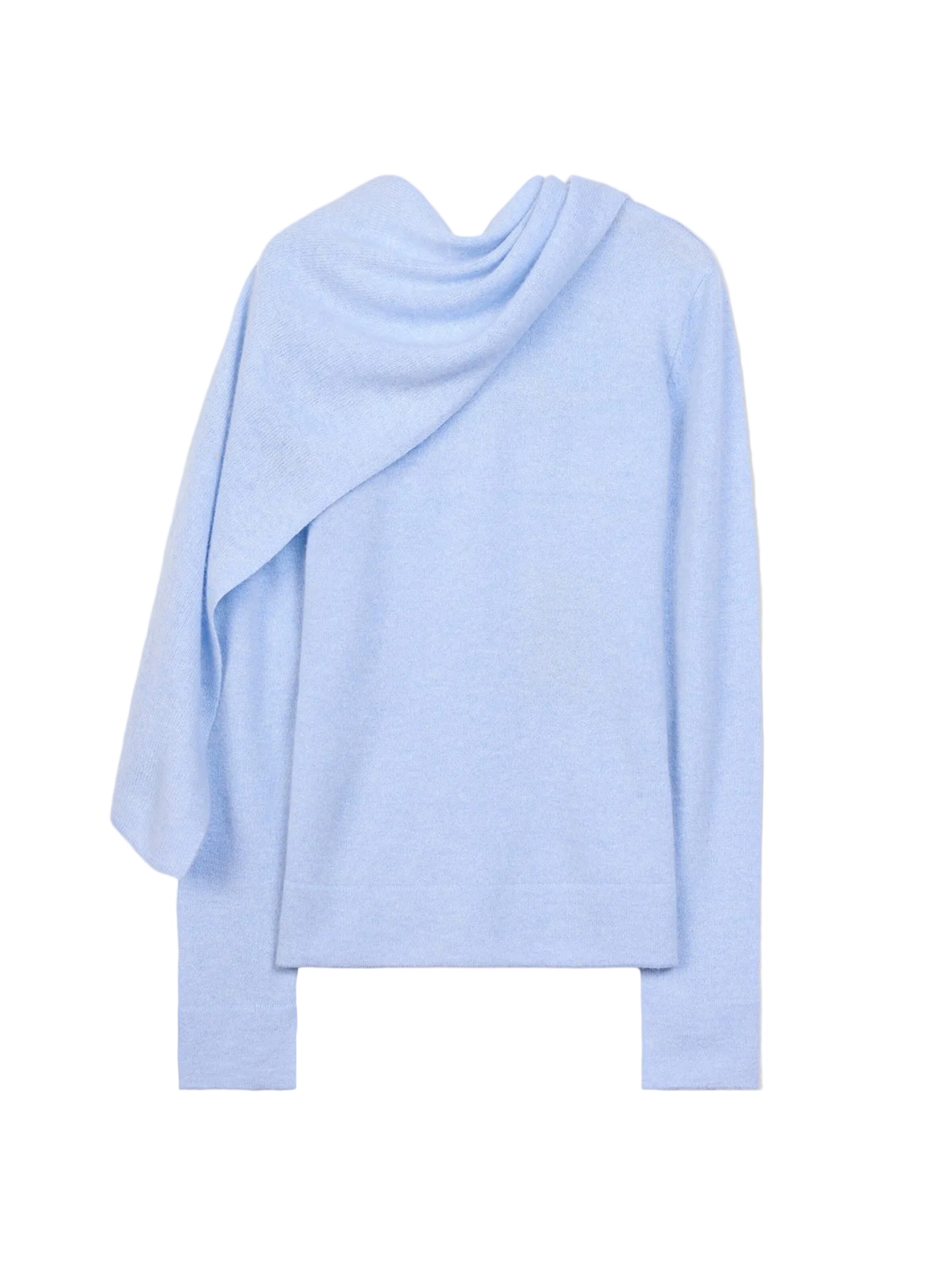 GOBI Cashmere Trui in Blauw: voorkant
