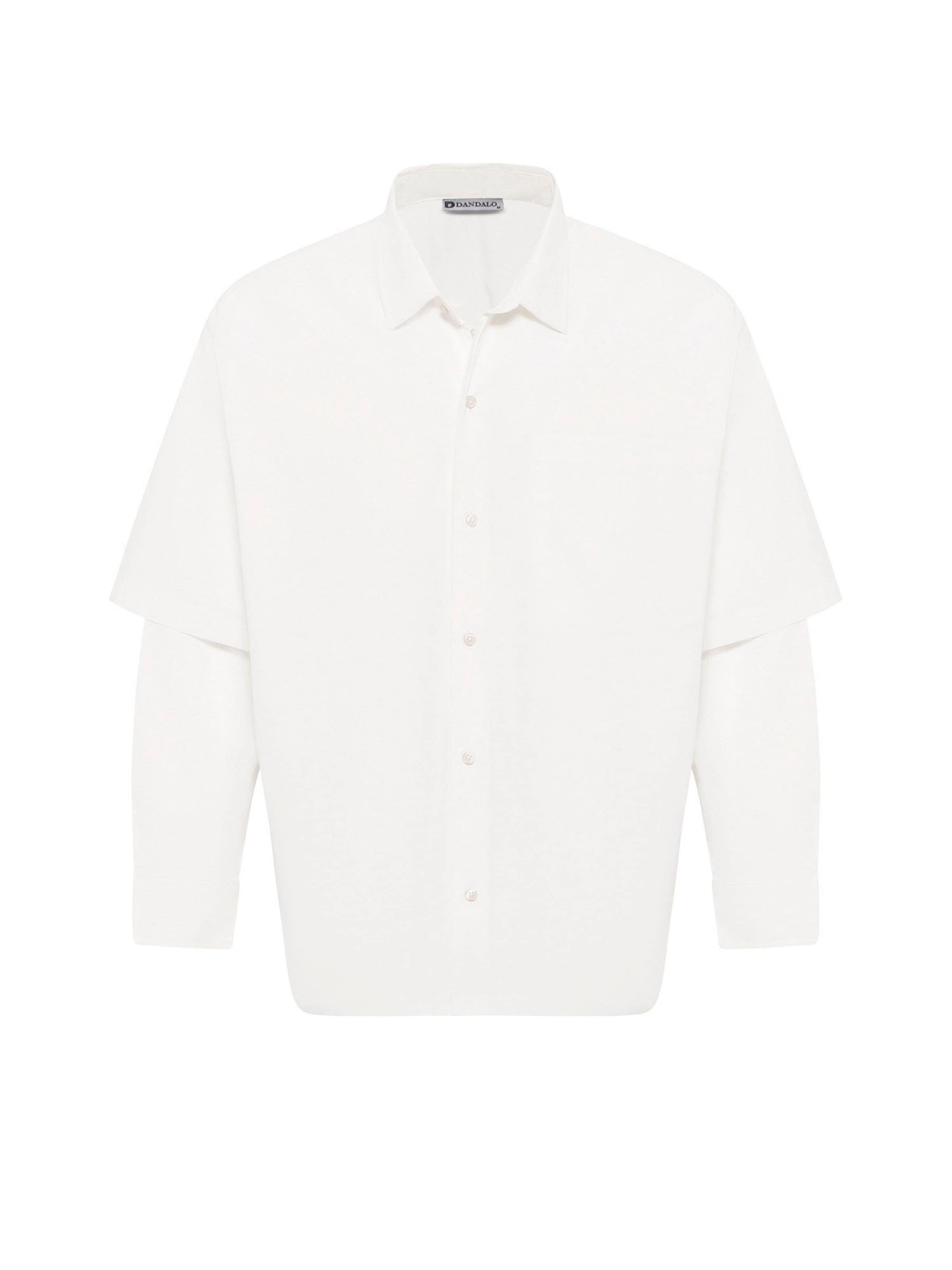 Dandalo Comfort Fit Hemd in Beige: Vorderseite