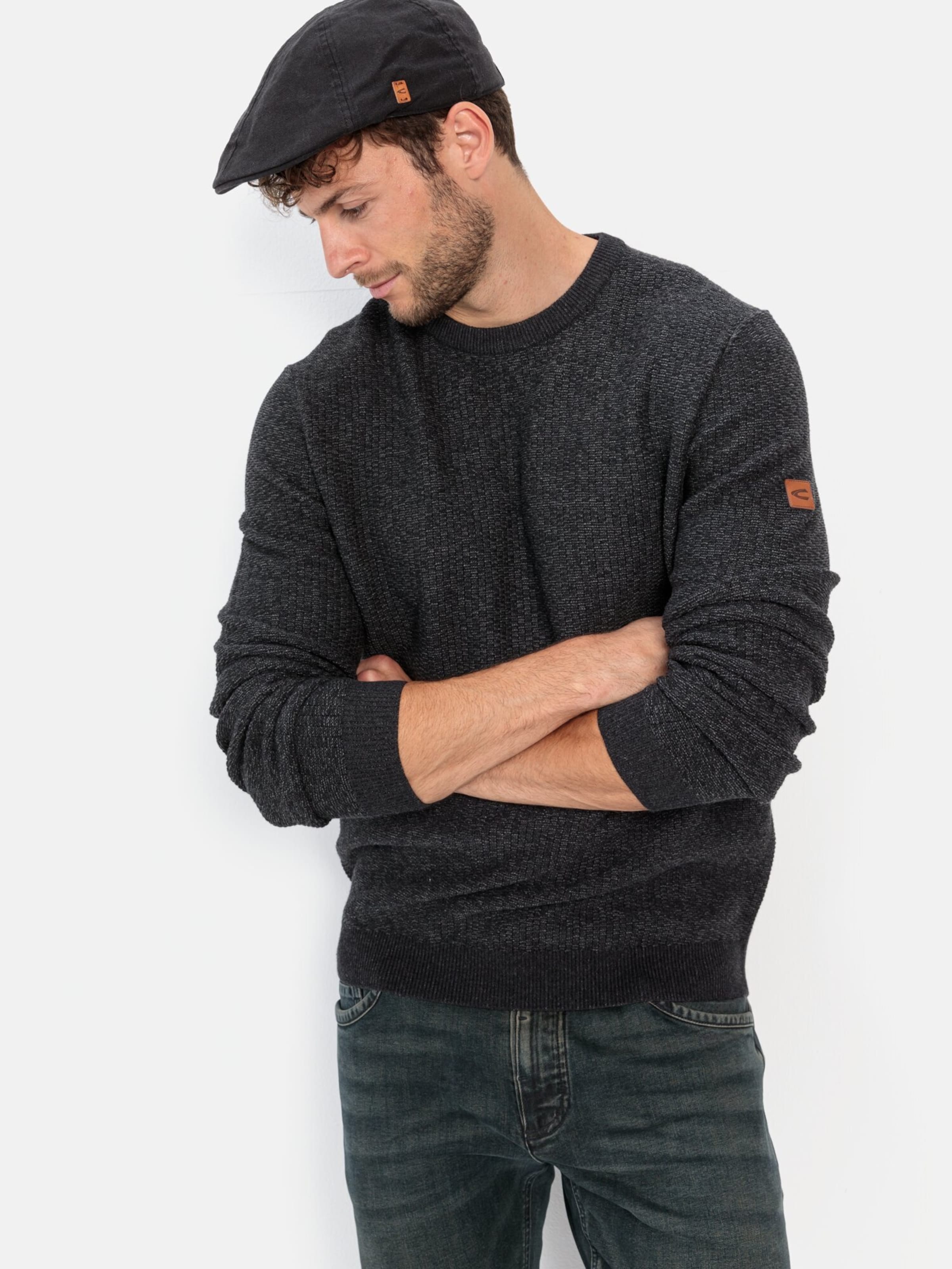 CAMEL ACTIVE Sweater in Anthracite ABOUT YOU