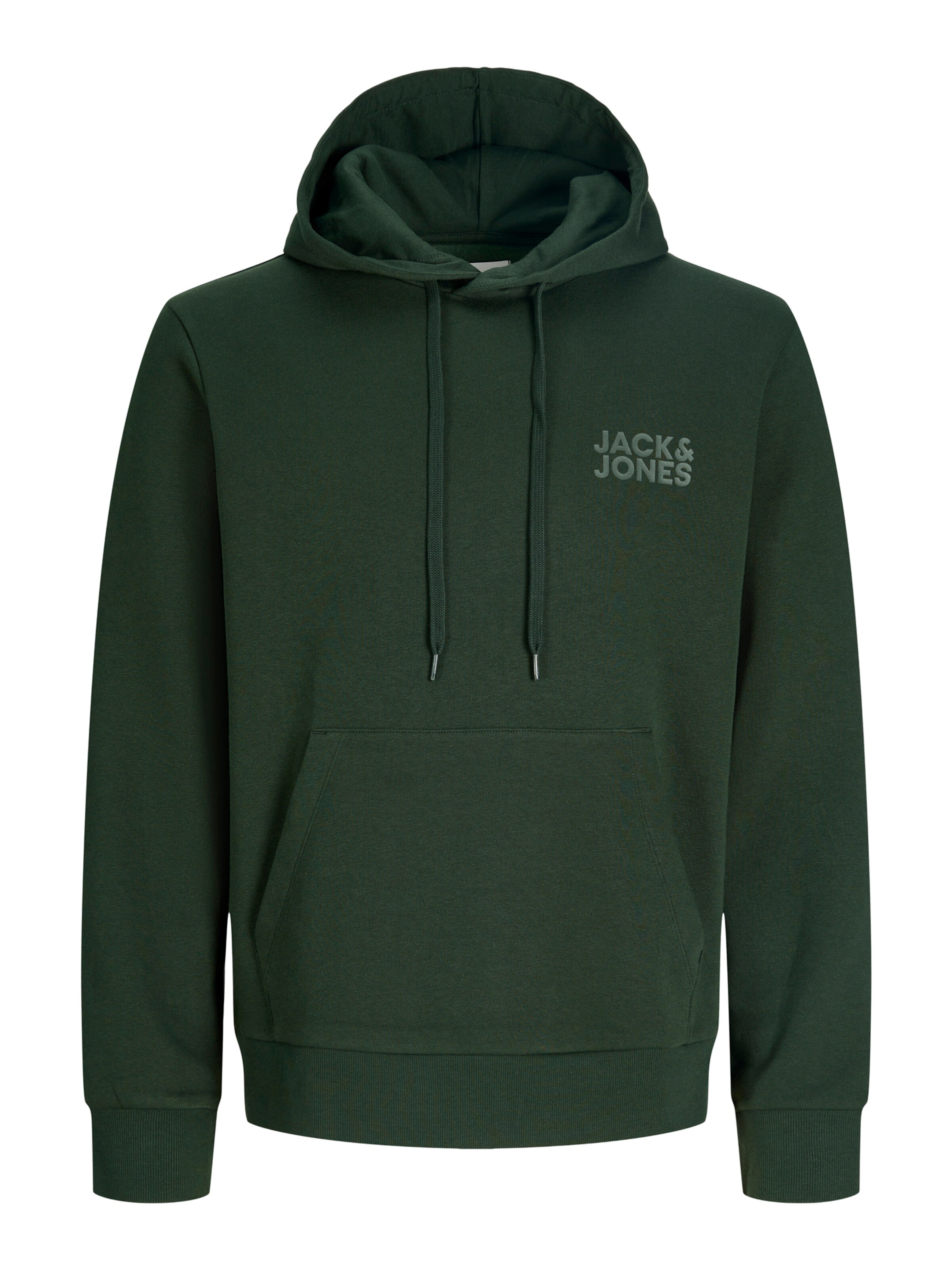 Felpa di Jack & Jones Plus in verde: frontale