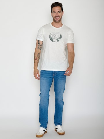 T-Shirt 'Spice Moose Creek' GREENBOMB en blanc