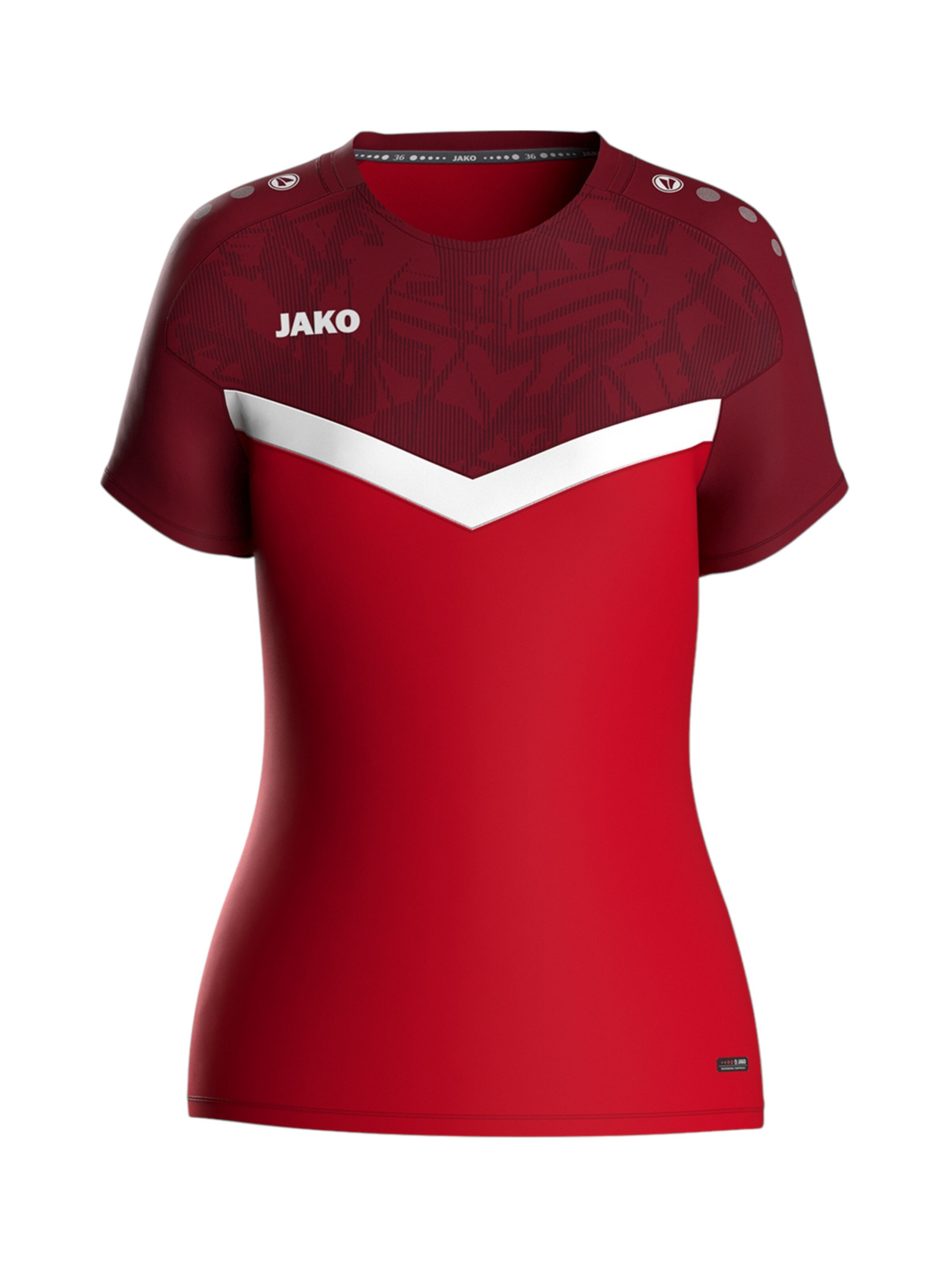 JAKO Funktionsshirt in Rot: Vorderseite