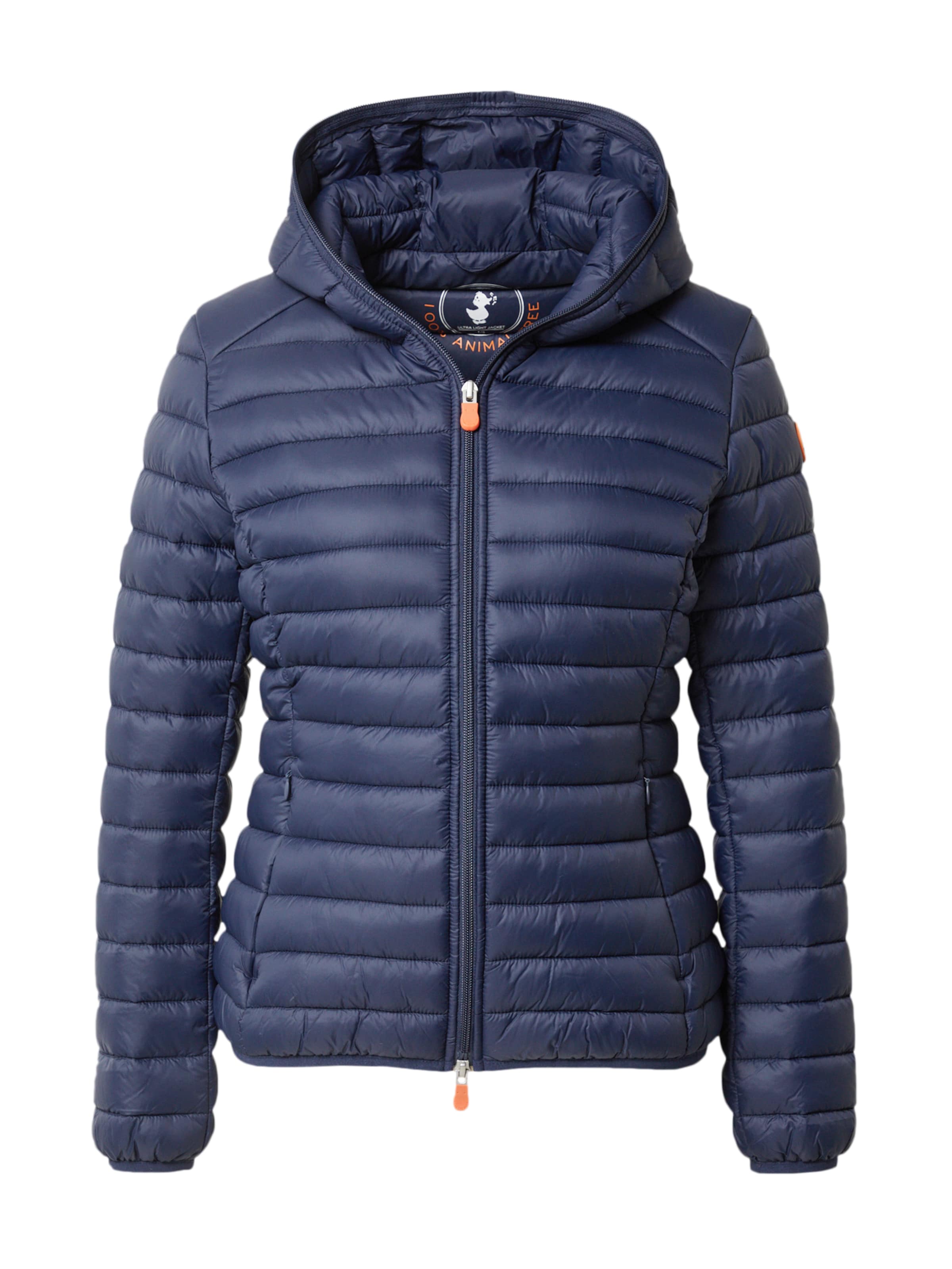 SAVE THE DUCK Přechodná bunda 'Daisy' – modrá: přední strana