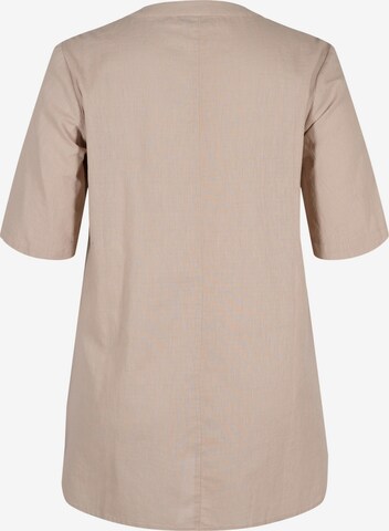 Zizzi Tuniek 'Flex' in Beige