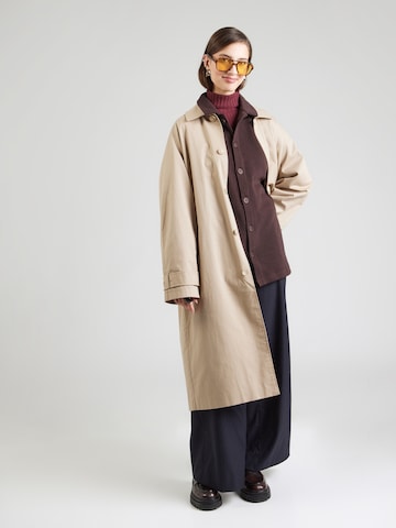 OH APRIL Bluza 'Fleur' | rjava barva