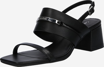 Calvin Klein Sandaler i svart: forside