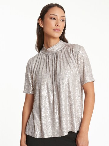 T-shirt 'Tafina' Ana Alcazar en argent : devant