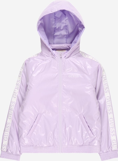 GUESS Winter Jacket in Light purple / Off white, Item view