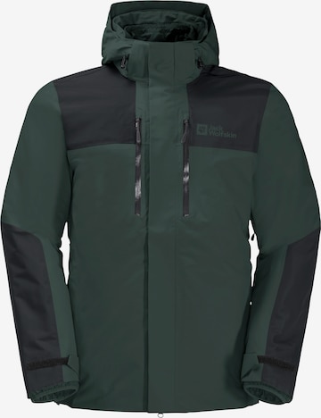 JACK WOLFSKIN Outdoor jacket 'JASPER' in Green: front