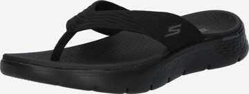 SKECHERS Teenslipper 'GO WALK - SPLENDOR-X' in Zwart: voorkant