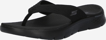 Flip-flops 'GO WALK - SPLENDOR-X' de la SKECHERS pe negru: față