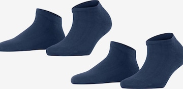 FALKE Füßlinge 'Happy 2-Pack' in Blau: Vorderseite