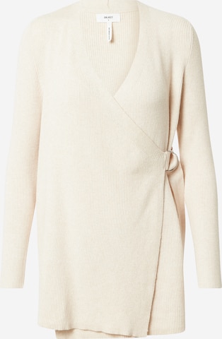 Cardigan 'Fae' OBJECT en beige : devant